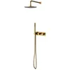 Omnires CONTOUR SYSCT10GLB Unterputz-Duschset, goldfarben