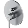 Omnires Y Y1235NI Unterputz-Wannen-/Brausebatterie, Nickel