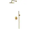 Omnires Y SYSY35BSB Unterputz-Duschset, gebürstetes Messing