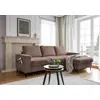 MIUFORM Lofty Lilly - Ecksofa mit Bettfunktion und Bettkasten L-FORM R...