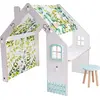 Holzhaus für Kinder "Bianelli" mit Schreibtisch - 114 x 93 x 120 cm - ...