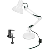 PIXI Weiße E27 Schreibtischlampe Sockel und Clip-Set EDO777536 EDO Sol...