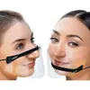 Mini-Visier für Nase und Mund - schwarz