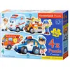 Castorland Rescue Services, 4x Puzzle (4+5+6+7)Teil (4 Teile)