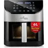 Lehmann 6L Heißluftfritteuse mit Sichtfenster, 1500 W Friteuse Heisslu...