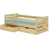ADRK Furniture, Kinderbett, Bett mit Matratze BEMMA 200x90 (90 x 200 c...