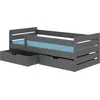 ADRK Furniture, Kinderbett, Bett mit Matratze BEMMA 200x90