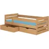 ADRK Furniture, Kinderbett, Bett mit Matratze BEMMA 200x90