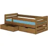 ADRK Furniture, Kinderbett, Bett mit Matratze BEMMA 200x90