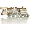 WoodenCity Express Lokomotive auf Schinen