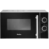 Amica AMGF20M1GS Mikrowelle mit Grillfunktion, 20 Liter, Schwarz