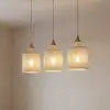 Hängeleuchte Amura, 3-flammig, 105 cm lang, beige/sand, E27