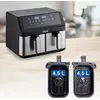 Eldom Fettfreie Heissluftfritteuse 9L Ik1500 Dual Crisp - 2000W, 8 Pro...