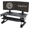 Ergotron WorkFit-TL Steh-Sitz Arbeitsplatz Tischwandler schwarz