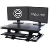 Ergotron WorkFit Steh-Sitz Arbeitsplatz (Tisch, 18.20 kg), Monitor Hal...