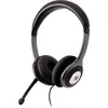 V7 HU521-2EP (Kabelgebunden, USB-A, Skype), Office Headset, Schwarz