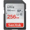 Sandisk Ultra U1 (256 GB, SDXC, U1, UHS-I), Speicherkarte, Schwarz, Gr...