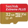 Sandisk Extreme Plus (32 GB, microSDHC, U3, UHS-I), Speicherkarte, Gol...