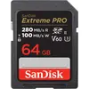 Sandisk Extreme PRO UHS-II V60 (64 GB, SDXC, U3, UHS-II), Speicherkart...