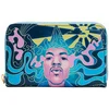 Loungefly, Jimi Hendrix Psychedelic Landscape Reißverschluss-Geldbörse