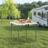 Costway Campingtisch Klappbar für 4 Personen Klapptisch aus HDPE mit T...