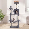 Costway Katzenbaum 158cm Mehrstöckig Aussichtsplatz Höhle Hängematte S...
