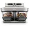 Ninja CRISPi DualZone Glas-Air-Fryer mit 8 Funktionen in Weiß | DD102E...