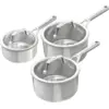 Ninja EverClad 3-teiliges Topf-Set aus Edelstahl mit Deckel | C93003EU...