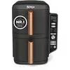 Ninja Double Stack XL Heißluftfritteuse 9,5 l 6-in-1 Schwarz/Kupfer