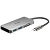 D-Link DUB-M610 USB-C 6-Port USB 3.0 Hub mit HDMI, Card Reader, USB-C ...