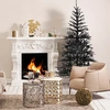 Costway 183 cm hoher künstlicher Halloween-Baum Feiertagsbaum mit LED-...