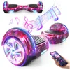SISIGAD Balance Scooter 6,5 Zoll Dualmotorräder, Hoverboard mit LED-Li...