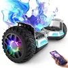 SISIGAD Balance Scooter 8,5 Zoll Zweimotoren Hoverboard mit LED-Leucht...