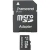 Transcend Card mit SD-Adapter (2 GB, microSD), Speicherkarte, Schwarz