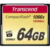 Transcend 64GB Compact Flash Card 1000x (64 GB, CF), Speicherkarte, Sc...