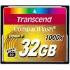 Transcend 32 GB CompactFlash-Karte mit 1000-facher Schreibgeschwindigk...