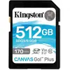 Kingston Canvas Go! Plus (512 GB, SDXC, U3, UHS-I), Speicherkarte, Sch...