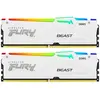 Kingston FURY Beast RGB Weiß 32GB Kit (2x 16GB) DDR5-6000 EXPO DIMM Ar...