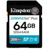 Kingston Sdxc Canvas Go Plus Gen4 C10 Uhs-i U3 V30 64gb Sd-karte