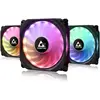 Chieftec CF-3012-RGB (120 mm, 3x), PC Lüfter, Schwarz