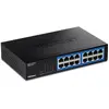 Trendnet TEG-S17D (16 Ports), Netzwerk Switch, Schwarz