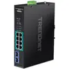 Trendnet TI-PGM102 10 Port Rail Switch Industrial Gigabit PoE+ (10 Por...
