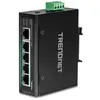 Trendnet 5 Ports Fast Power Over Ethernet+ Din-schiene Switch