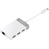 TRENDnet TUC-ETGH3 USB-C to Gigabit Ethernet Adapter + USB Hub