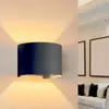 SILAMP Wandleuchte Schwarz LED 6W IP54 Abgerundete Form - Neutralweiß ...