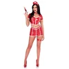 legavenue Kostüm Krankenschwester Kostüm Damen rot sexy Vinyl
