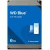 Western Digital Blue WD60EZAX, 6 TB, 5400 RPM, 256 MB, 3.5"