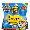 PAW Patrol Baustellen-Fahrzeug mit Rubble-Figur (Basic Vehicle/Basis F...