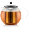Teekanne 8 Tassen Edelstahl Bodum Assam 1 L