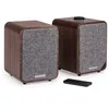 ruarkaudio MR1 MKII Bluetooth Lautsprecher Paar Walnuss